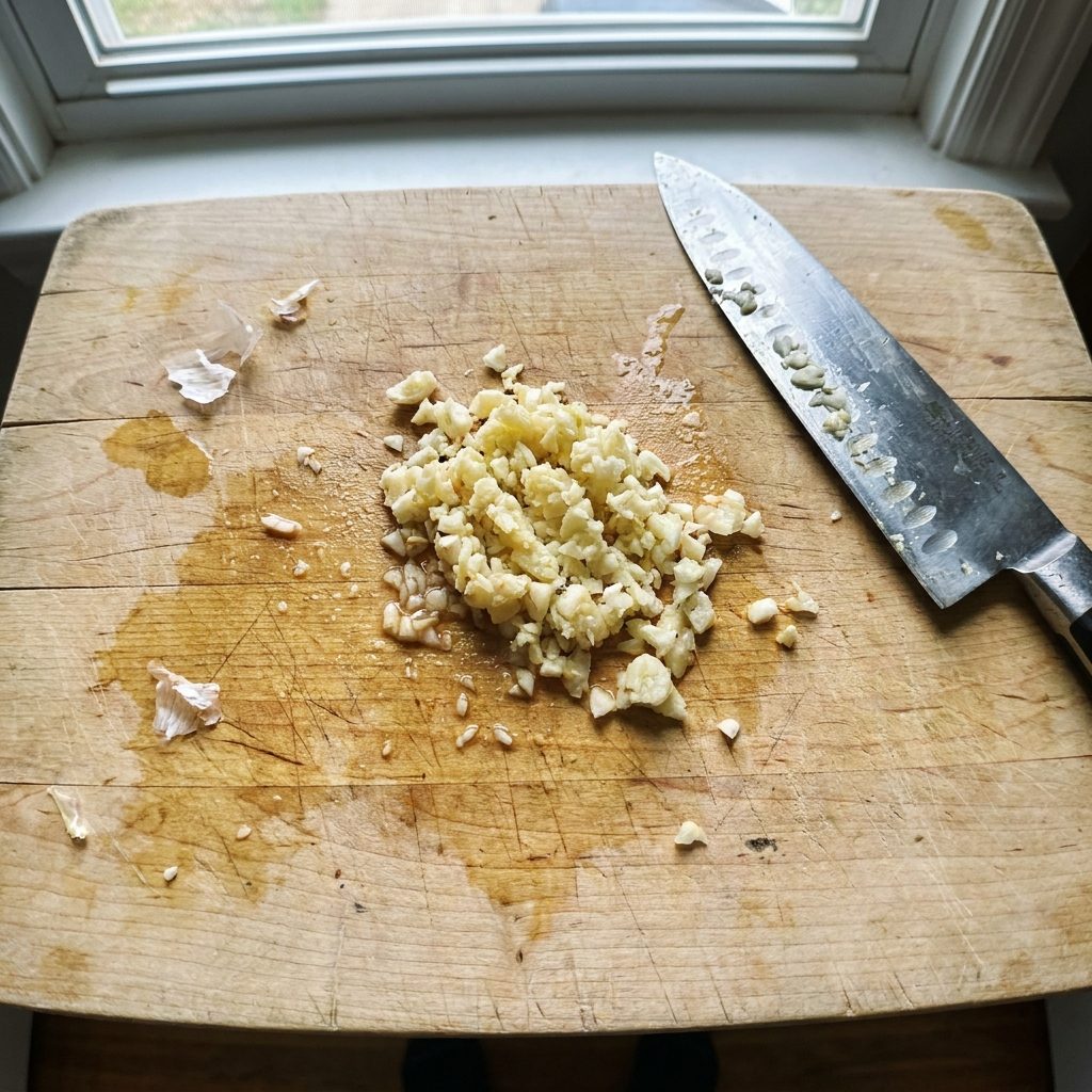 Minced garlic